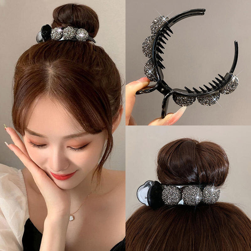 Pinces à cheveux en forme de fouet pour queue de cheval, style coréen INS, premium, pince à nœud, femme, pilule haute, artefacts de tête, coiffure, carte à cheveux