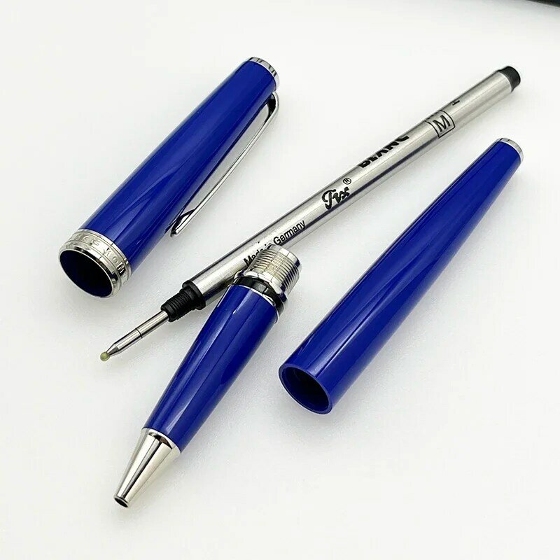 TS Luxury MB Pen lM PIX Series Rollerball Pens With Electroplating Carving Colorful Resin