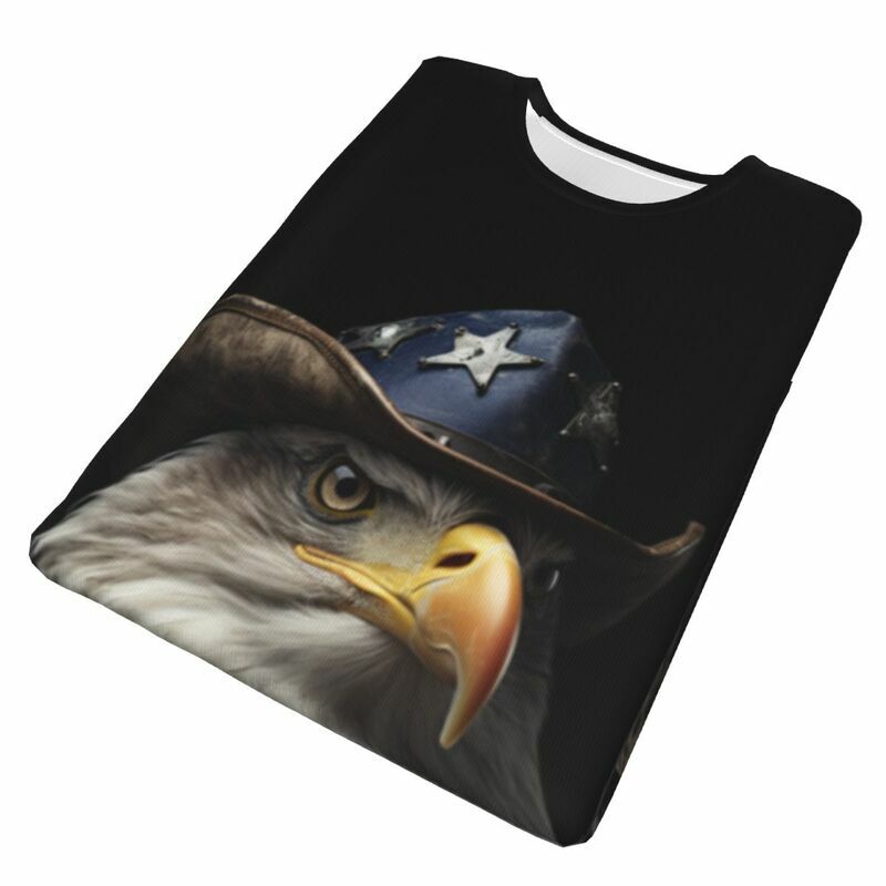 Camiseta de manga corta con estampado 3D de águila majestic para hombre, top de gran tamaño, fresco y transpirable, informal, a la moda, Y2K
