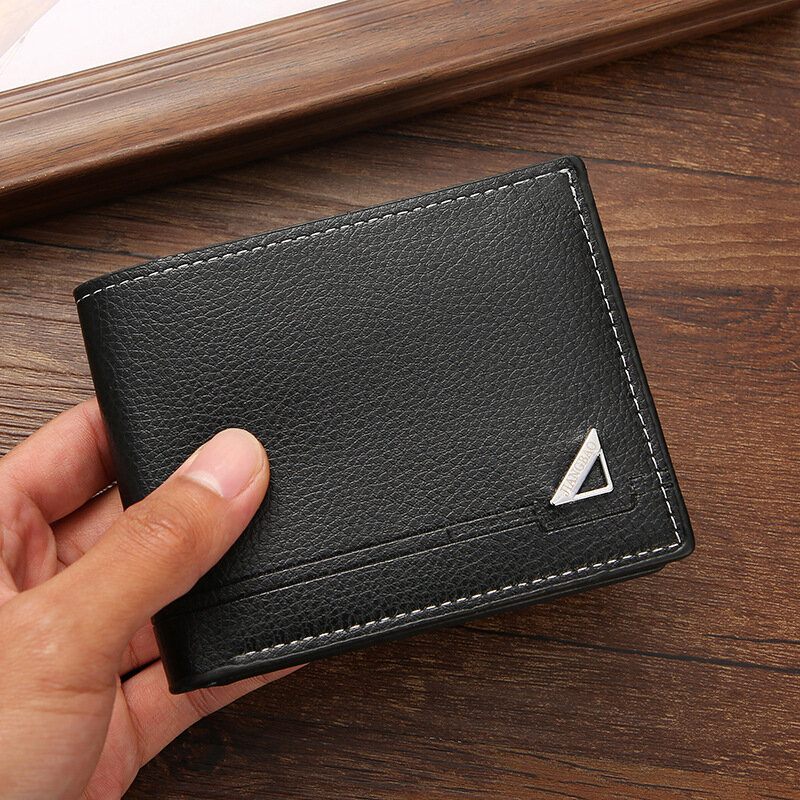 Herren Brieftasche Business Retro horizontale Leder Brieftasche modische große Kapazität weiche Leder Brieftasche Männer Kredit ausweis Inhaber