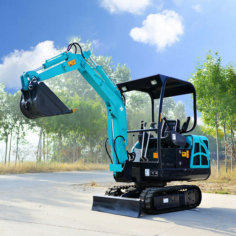 CE and EPA Approved Factory Smallest 1 Ton to 2 Ton Hydraulic Rubber Crawler Tracked Backhoe Bucket Mini Digger Excavators 1 Ton