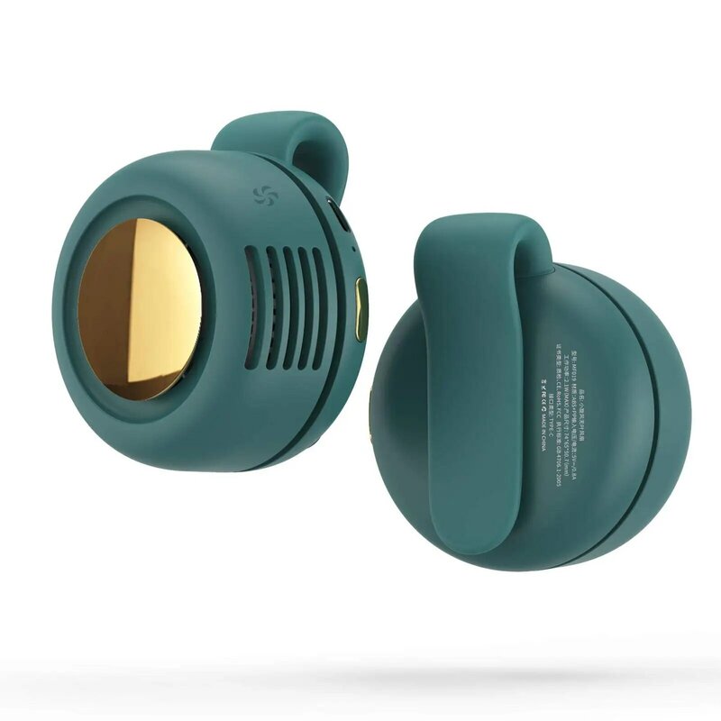 Mini ventilateur tourbillon portable avec clip de taille, 3 vitesses, mains libres, silencieux, pour le bain, MF019