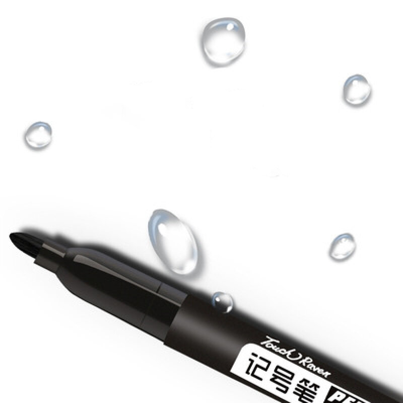 ปากกามาร์กเกอร์มาร์กเกอร์50ชิ้น/เซ็ตกันน้ำปลายปากกาบางสีดำสีน้ำเงินสีแดง1.5มม. สำหรับใช้กับกระจกหนังไม้เหล็ก