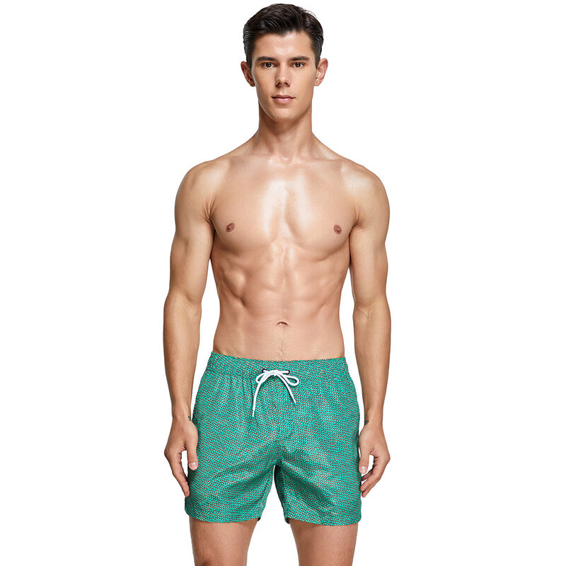 Męskie spodnie plażowe letnie szybkoschnące oddychające luźne spodnie plażowe męskie szorty plażowe