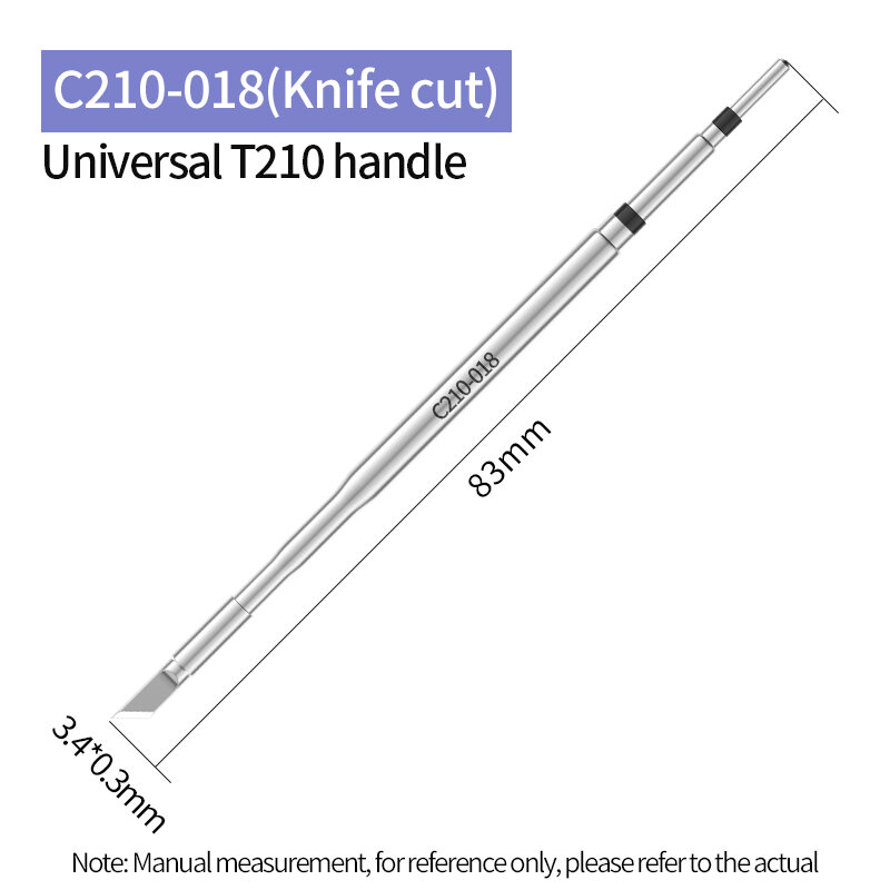 C210 Integrated Soldering Iron Tips C210 Heating Core Efficient Heat Conduction compatibility JBC T210 Soldering station