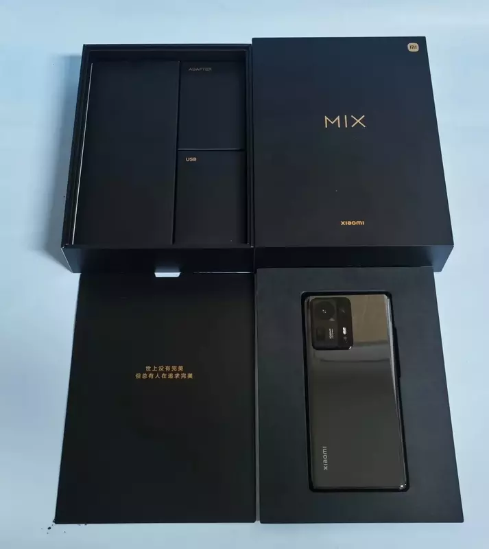 XIAOMI MIX 4-Télécommandes sans fil, version globale (inverse sans fil), 8 + 256, 120W, 50W, Qualcomm Snapdragon 888Plus, MIUI12.5, écran incurvé