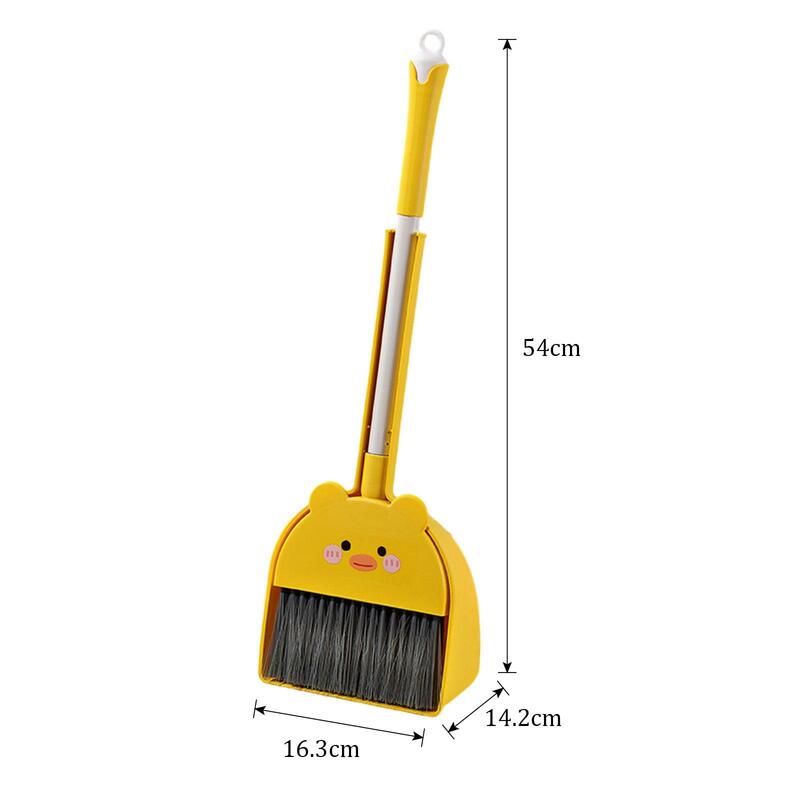 Mini Broom with Dustpan Cleaning Toys Gift Little Housekeeping Helper Set Cleaning Sweeping Play Set for Girls Age 3-6 Kids Boys