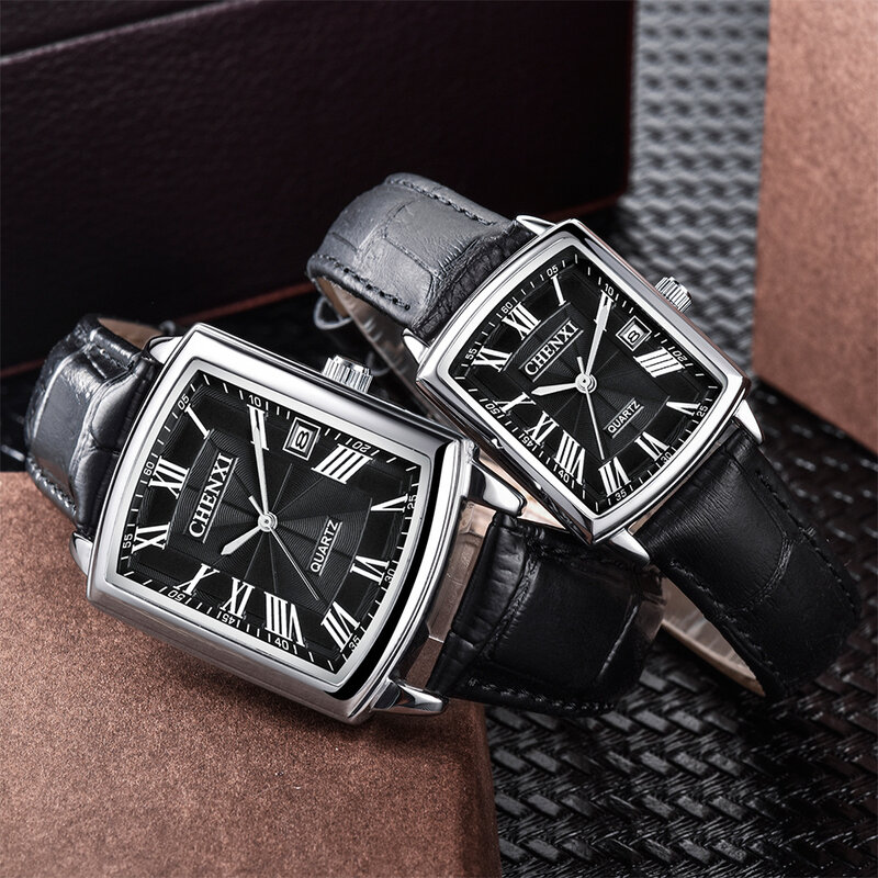 Modne zegarki męskie marki CHENXI na randkę luksusowe wodoodporne zegarki kwarcowe na rękę