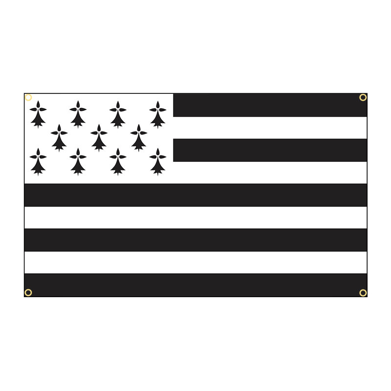 Флаг бреж-Бретань, 90x150 см