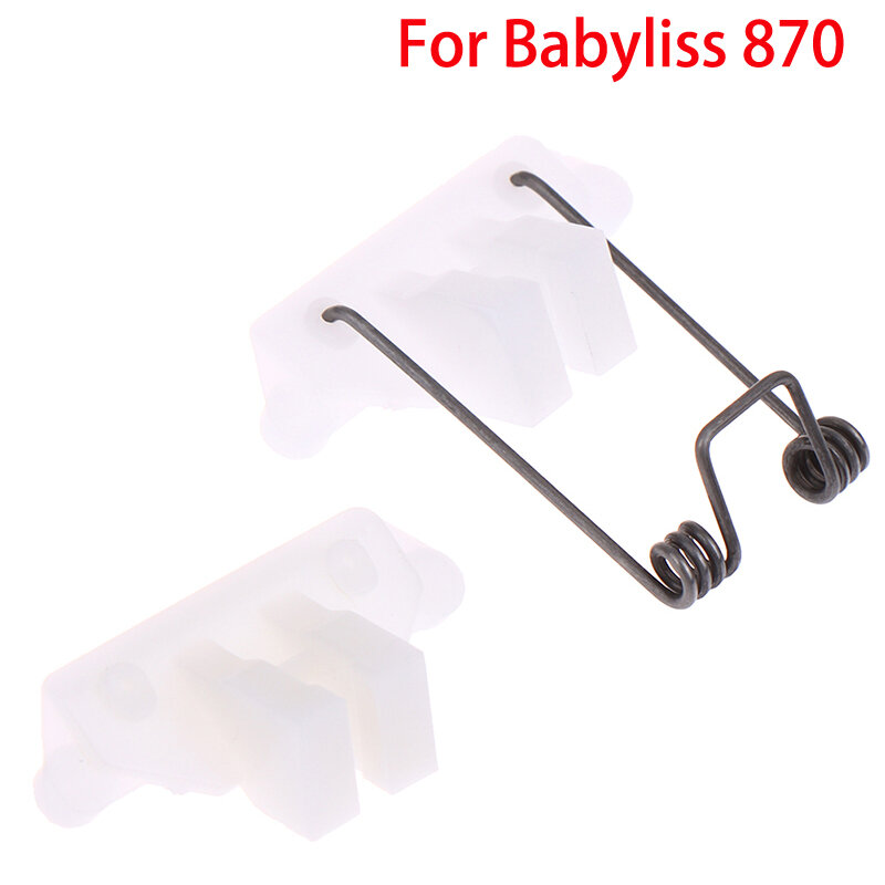 Babyliss-Cizalla eléctrica 870, piezas de repuesto, bloque de guía de cabeza de péndulo con resorte de tensión, accesorios, 1/2 piezas