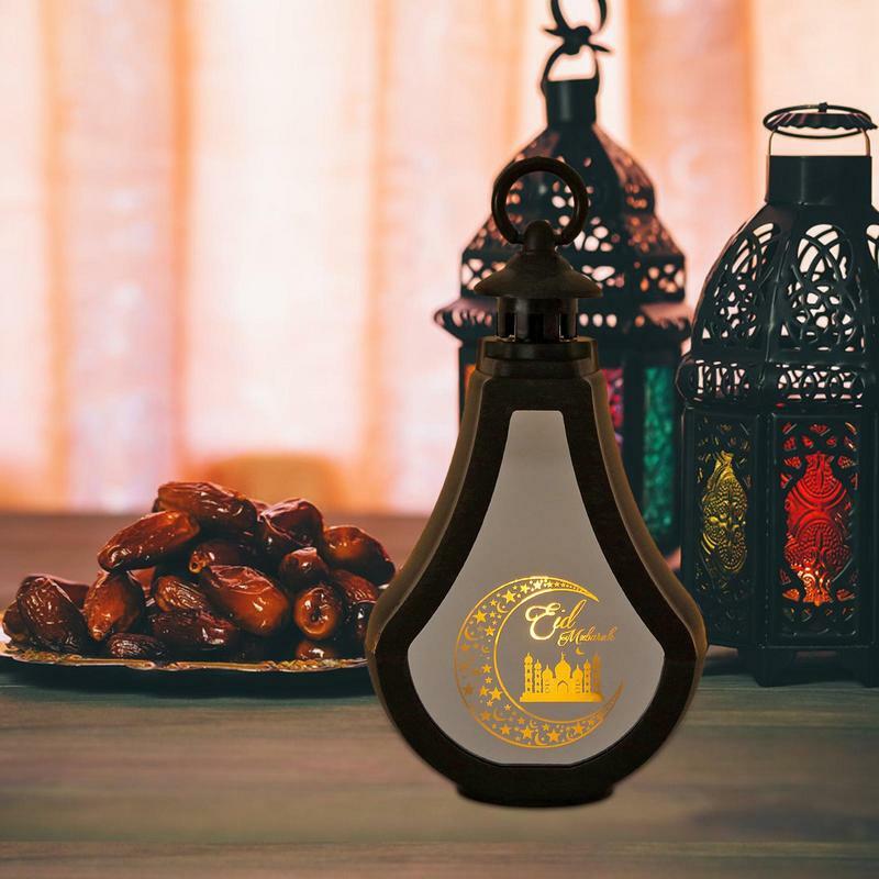 Bateria Powered Tabletop Lanterna, LED Tea Lights, Lâmpada do Oriente Médio, Home Decorativo, Unique Night Lamp