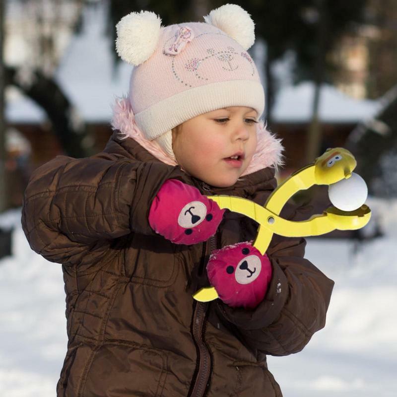 الكرتون بطة صانع اللعب الوالدين والطفل التفاعلية في الهواء الطلق الشتاء تلعب لعبة الثلج الرمال قالب Sandcastle لعبة للأطفال
