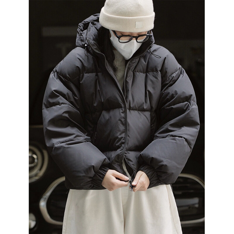 GNDIA-abrigos de plumón de pato blanco cálido para mujer, abrigo holgado a la moda, invierno, 2022