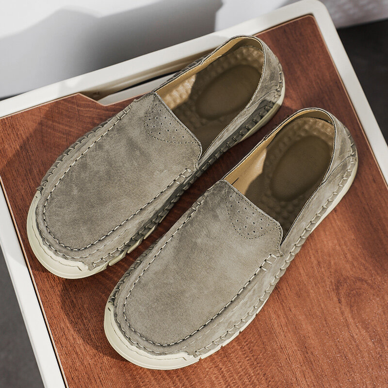Zapatos informales Golden Sapling para hombre, mocasines planos de conducción Retro, cómodos, calzado de negocios de ocio