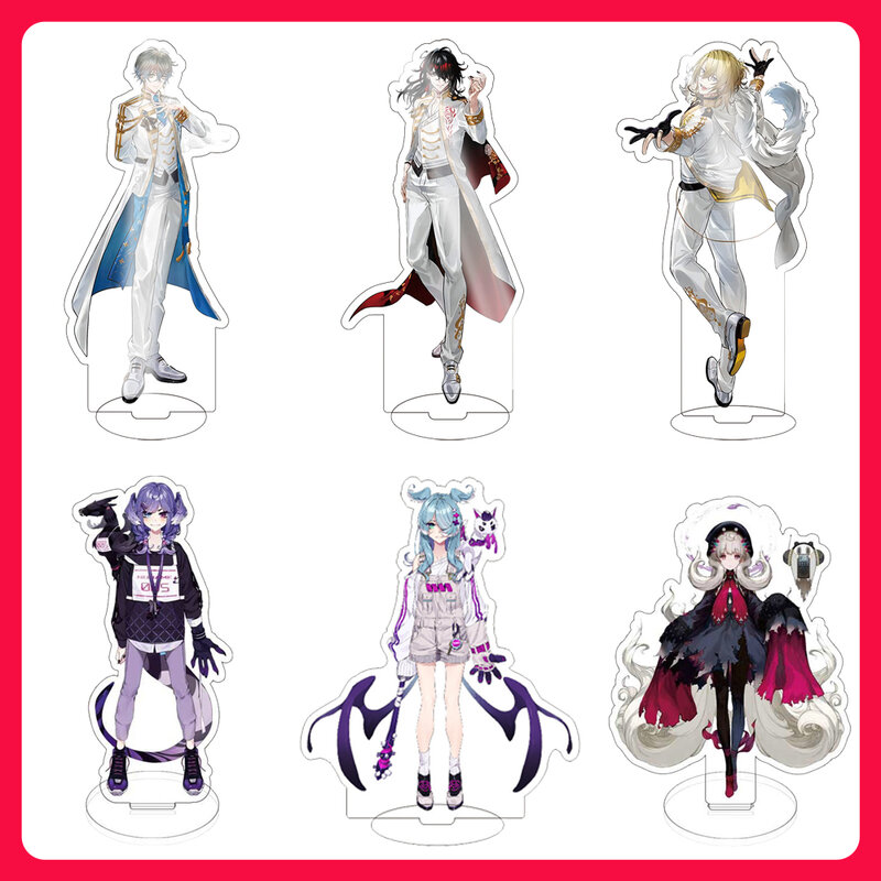 Figuras de Anime de la sociedad arcoíris de Nijisanji, figuras de Vtuber Vox, Akuma, Shelly, briskoko, Mysta Rios, modelo de soporte acrílico, juguete para fanáticos, regalo de Navidad