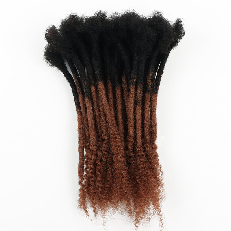 Direcentfashion dreads 2022 novas chegadas estilo de cabelo humano tcolors dreadlocks macio regular locs com extremidades encaracoladas