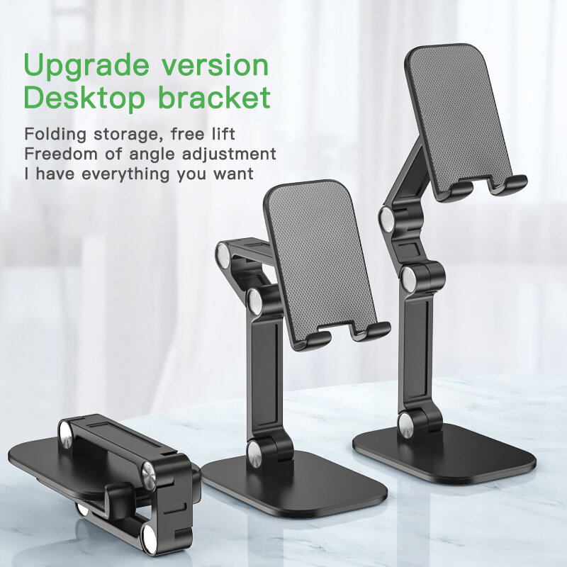 2023 Desk Phone Holder Stand Tablet Desktop Holder for Bracket Adjustable Universal Phone Stand Holder for Tablet Smartphone
