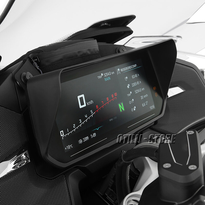 Nuovi accessori moto Black Glare Shield TFT 10.25 "Display connettività cockpit per BMW R1250RT K1600GTL K1600GT K1600B