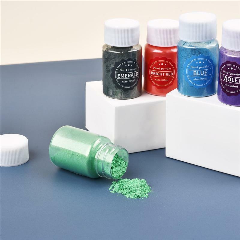 Relleno de pigmento de resina epoxi, polvo nacarado, colorante, Molde de resina DIY, accesorios para la fabricación de joyas, pigmento de Color epoxi, 10ml