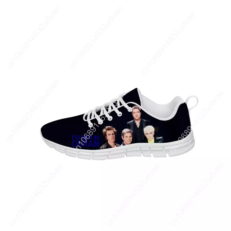 รองเท้าผ้าใบ Duran Band Duran ผู้ชายผู้หญิงวัยรุ่นรองเท้าลำลองผ้าใบวิ่งรองเท้าผ้าพิมพ์ลาย3D ระบายอากาศน้ำหนักเบา
