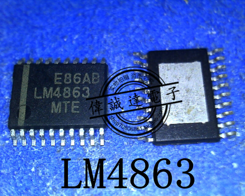 10Pcs LM4863MTE LM4863 TSSOP-20 Nouveau