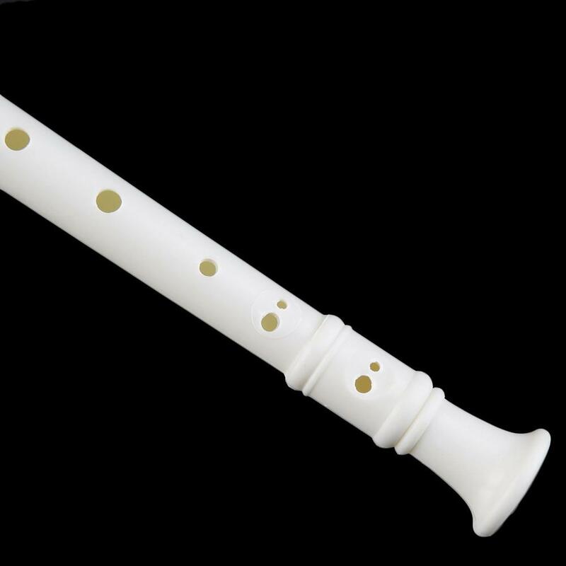 Profissional Treble Soprano Recorder, oito furos, flauta longa, produto comestível, ABS, não-tóxico, instrumentos de sopro