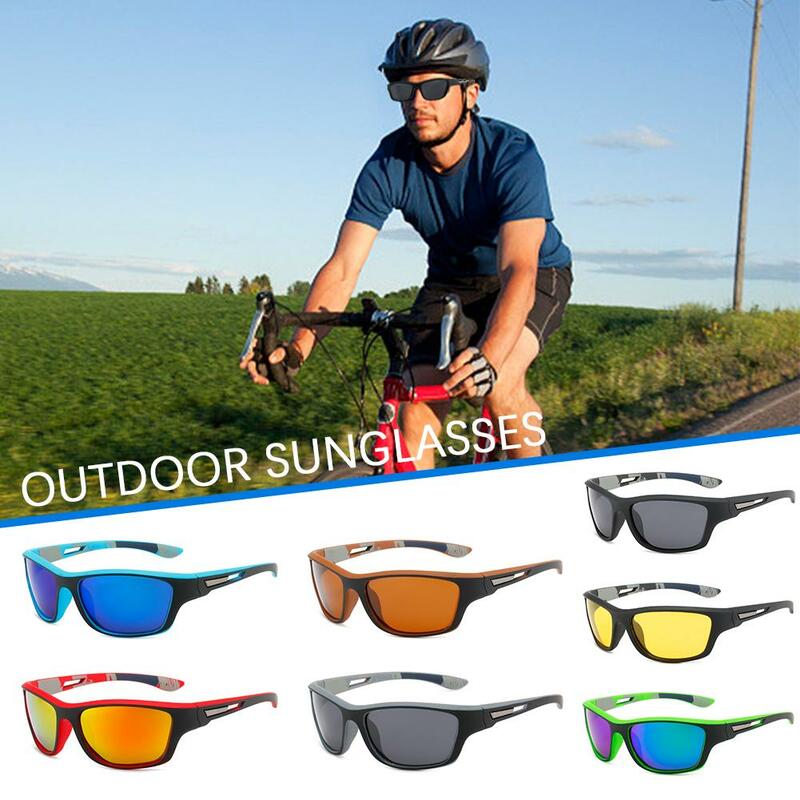 Óculos polarizados para homens e mulheres, proteção solar anti-UV, ciclismo ao ar livre, caça, pesca, condução, visão noturna, óculos, d6u5, novo