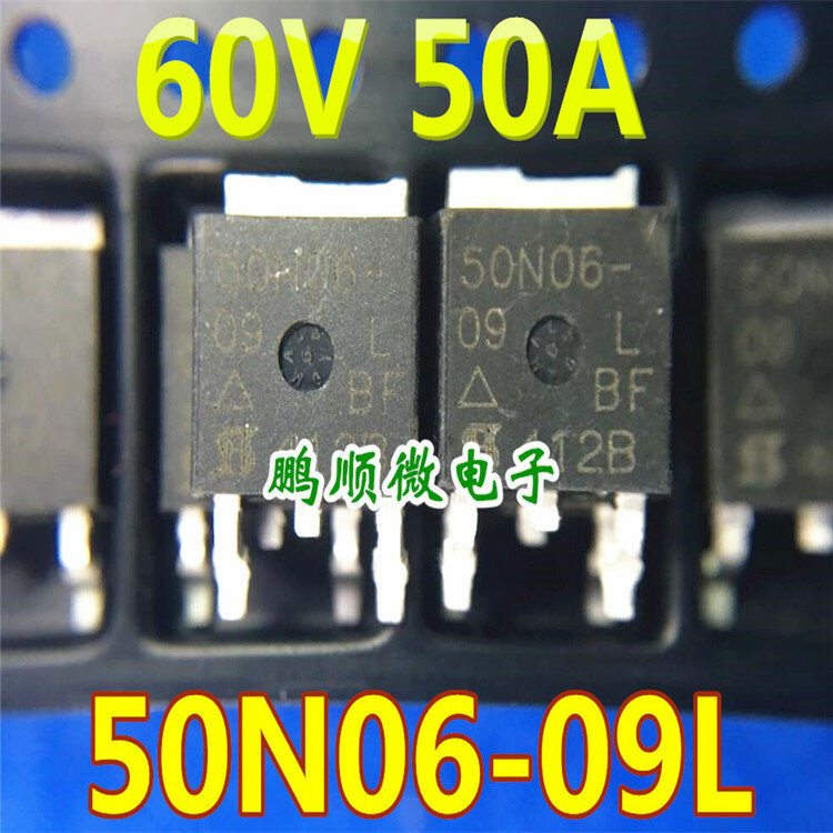 20 Buah Asli Baru SUD50N06-09L 50n06-03 TO-252 MOSFET 60V 50A