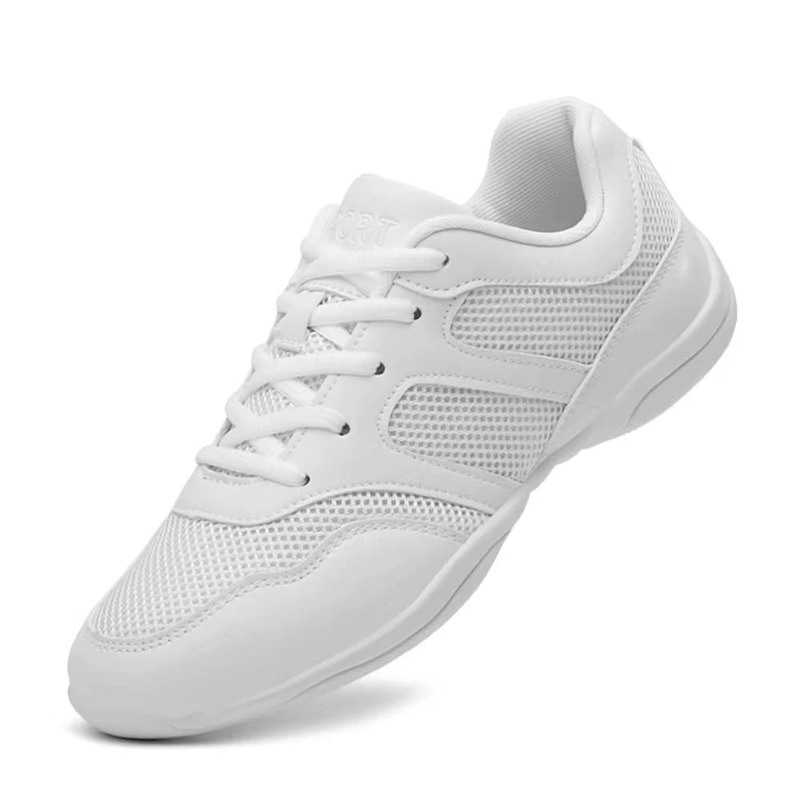 Белые кроссовки для девочек ARKKG, дышащие кроссовки для тренировок, для танцев, тенниса, легкие Молодежные кроссовки для соревнований