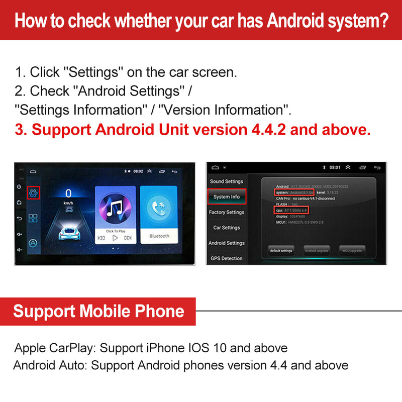 Carlinkit – Dongle Auto CarPlay sans Fil pour Apple, Boîte Android avec USB pour Modifier l'Écran, Carplay2air Mirrorlink