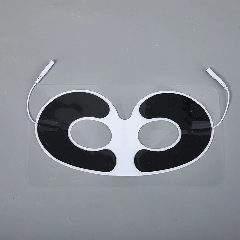 Самоклеящаяся Нетканая зеркальная маска для глаз, накладка с электродами для электронной фототехники с отверстием для штепсельной вилки