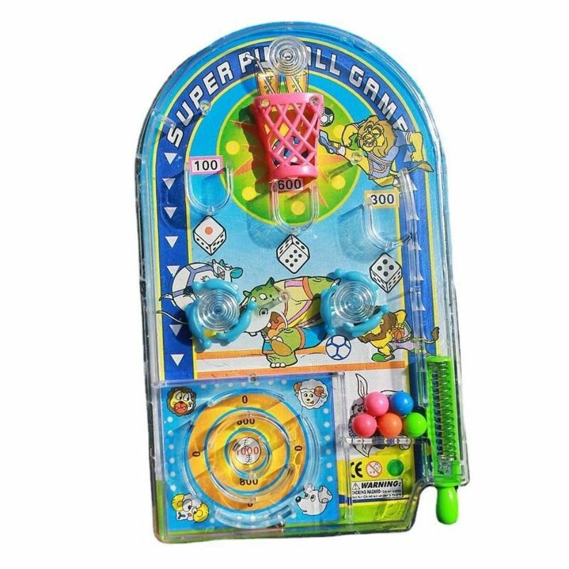 Labyrinth Beads Ejection Mini Pinball Desktop Games Machine Novelty Parent-Child Handheld Plastic Portable Kids Child Game