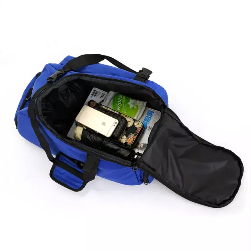 Bolsa De gimnasio negra con lentejuelas para mujer, bolso deportivo impermeable con compartimento para zapatos, para entrenamiento físico, Yoga, novedad De 2021