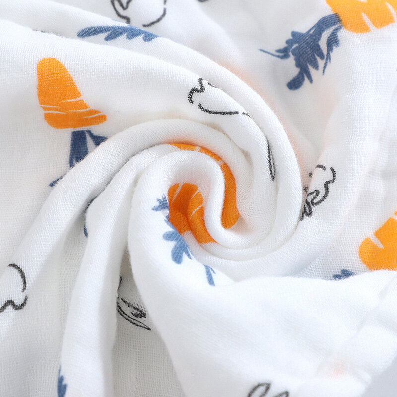 Asciugamano per bambini asciugamano da bagno in cotone 100% 6 strati di garza per il viso salviette per le mani fazzoletti per neonati