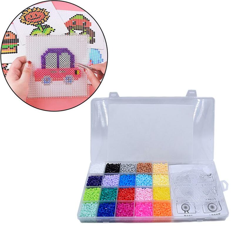 Beads,Children Gift,Handmade Craft Puzzles Toys Colorful     Bead Melty  Colored Beads for Kids Girls
