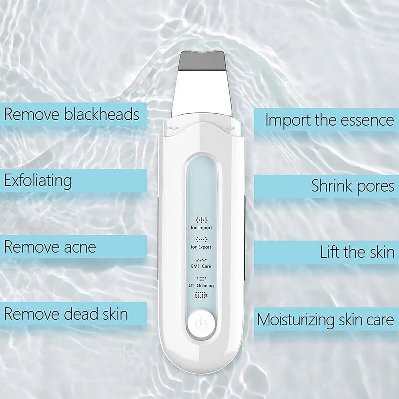 Ultraschall-Haut wäscher ems Mikrostrom-Schaufel maschine Mitesser entfernen tiefe Gesichts reinigung Schönheits instrument Hautlift