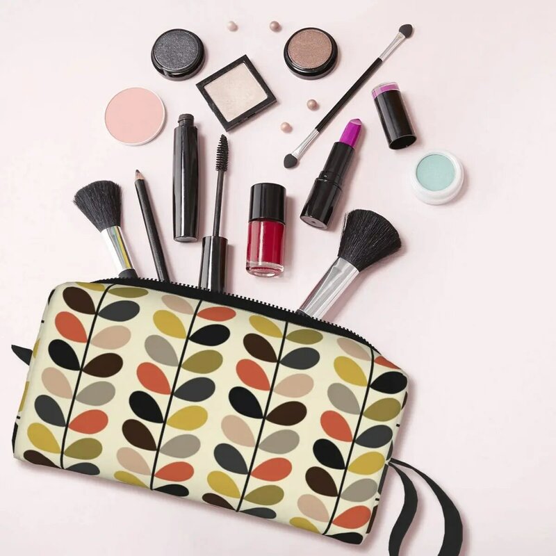 Orla Kiely-Bolsa de aseo personalizada para mujer, organizador de cosméticos y maquillaje, bolsas de almacenamiento de belleza para mujer, Kit de caja Dopp
