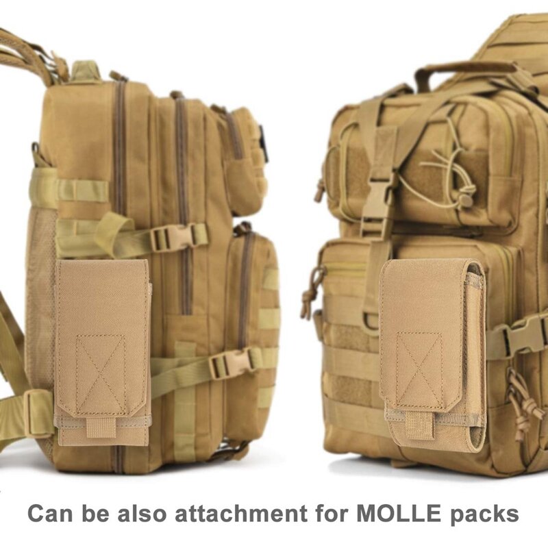 ยุทธวิธี Molle โทรศัพท์มือถือเข็มขัดป้องกันสายรัดสมาร์ทโฟนทหาร EDC กระเป๋าขนาดเล็กกระเป๋าเอวกระเป๋ากระเป๋าเข็มขัดโทรศัพท์กรณี