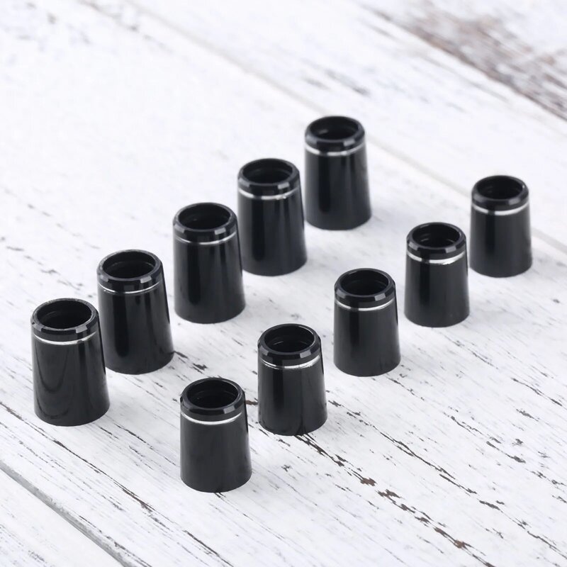 10pcs Plastic Golf Ferrules With Single Ring Fit 0.335 Or 0.370 Tips Irons Shaft Golf Shaft Sleeve Adapter Replacement 16mm/19mm