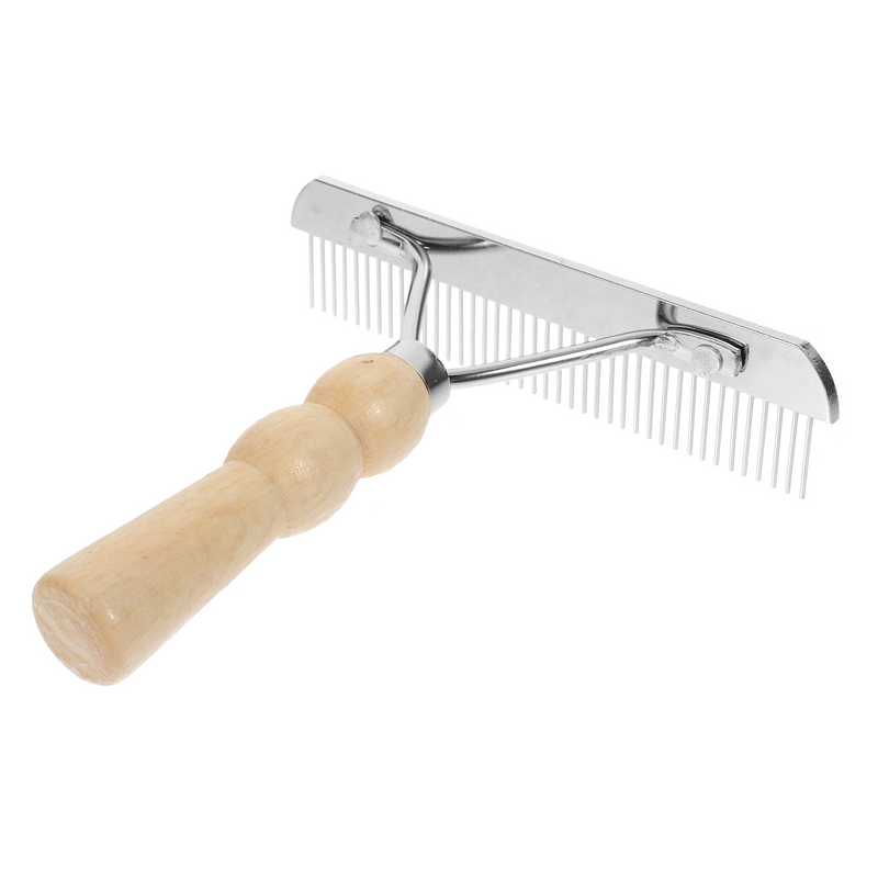 Metal Horse Hair Comb, Dematting Brush, Deshedding Tool, Limpeza Dog Rake Acessório