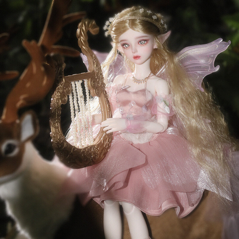 Fantasy Angel 1/4 BJD Doll Sue MSD żywiczne lalki las to Elf Style zabawkowe figurki z Anime Doll
