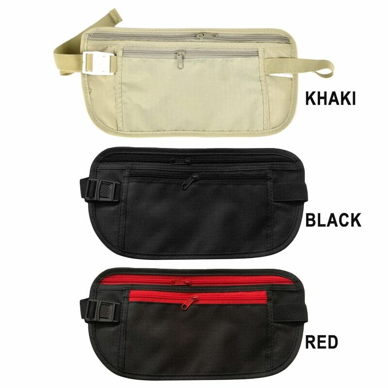 Ultrathin Outdoor Running Bag Waterproof Chest Packs Travel Pouch Waist Bags Wallet Passport Money Bag Waist Belt Bag