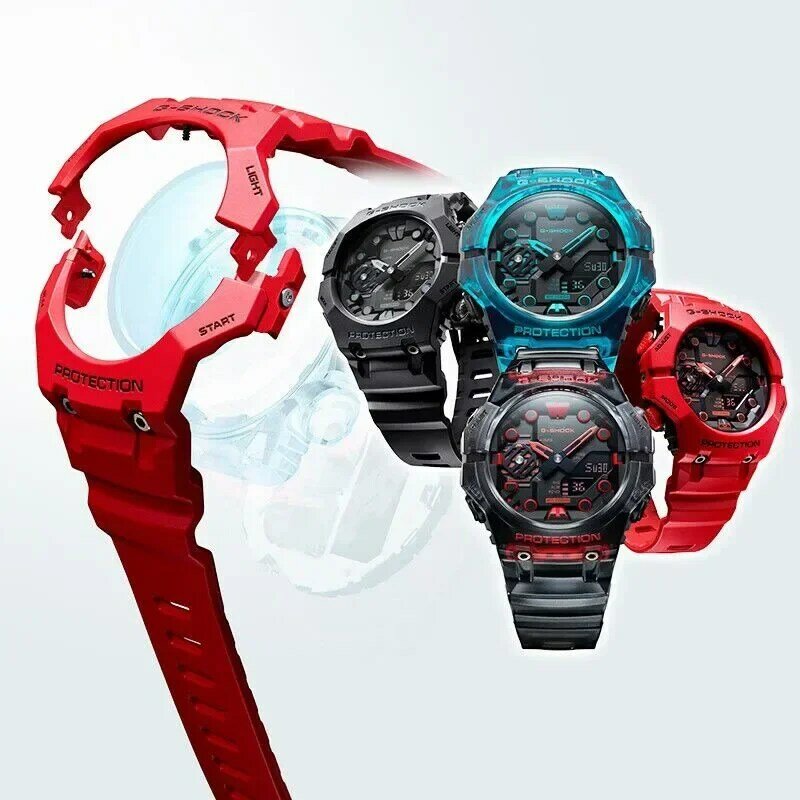 Luxury Brand G-SHOCK New GA-B001 Series Watches Metal Case Fashion Waterproof Watch Men's Multi-function Stopwatch Male Watches.