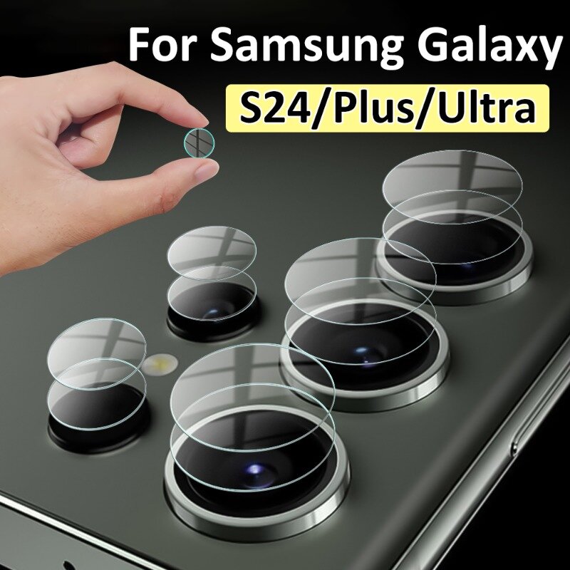 Obiektyw aparatu do Samsung Galaxy S24 Plus Ultra HD folia ochronna na obiektyw do Samsung S24 szkło hartowane Anti-Scratch