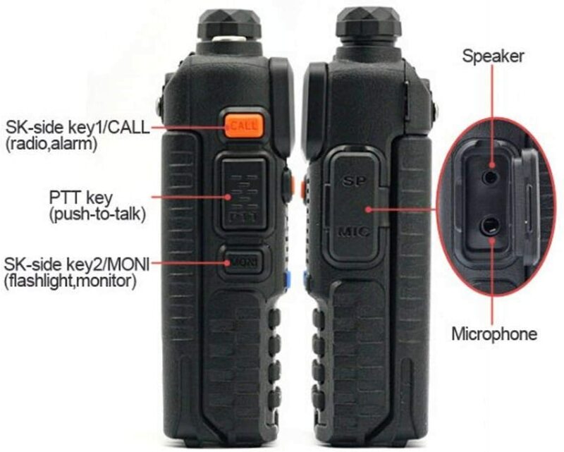 Baofeng-walkie-talkie uv-5r, radio bidireccional, BF-UV5R, uv5r