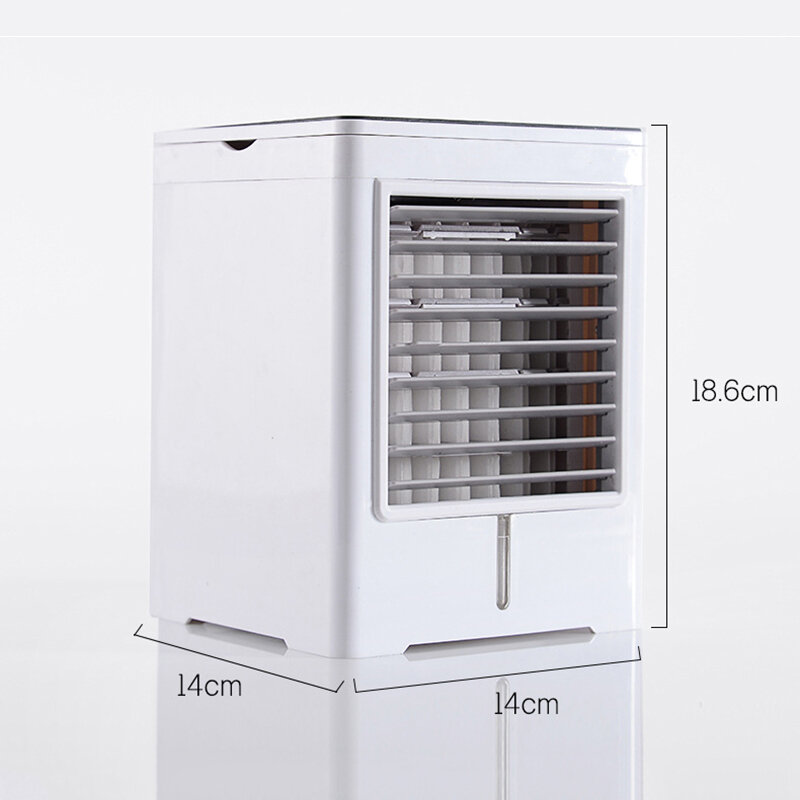Zomer Mini Fan Usb Mini Luchtkoeler Draagbare Airconditioner Luchtbevochtiging Desktop Elektrische Ventilator