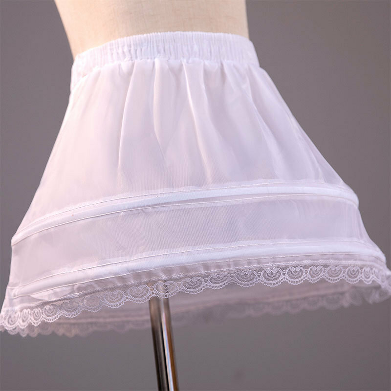 New Children's Bustle 1-9 Years Old Short Skirt Bracket Slip Dress Girl Performance Princess Tutu Skirt Skeleton Baby Skirt