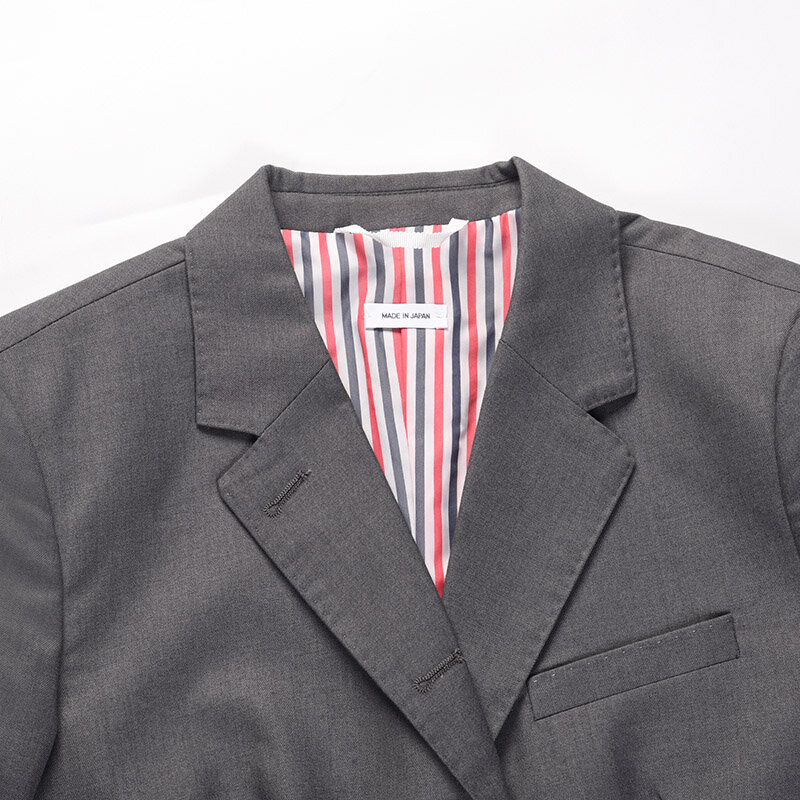 TB THOM Womoen der Jacke 2022 Neue Ankunft Mode Marke Blazer Schwarz 4-Bar Zugeschnitten Business Anzug Jacken