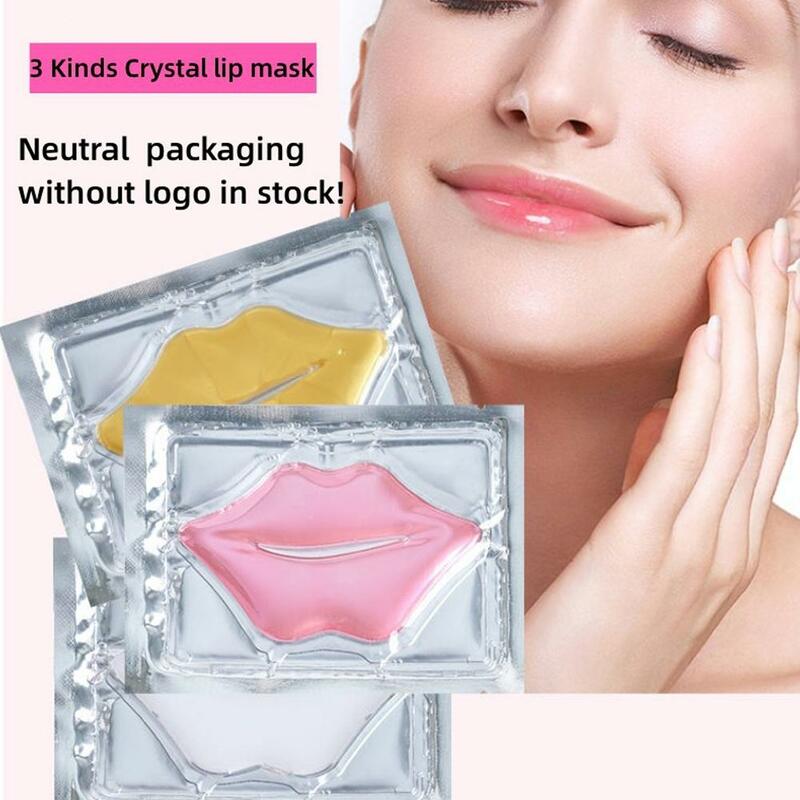 1 pz collagene labbra idratante antirughe cuscinetti nutrienti labbra labiali patch di bellezza per le labbra cura del Gel per la pelle idratante N3m9