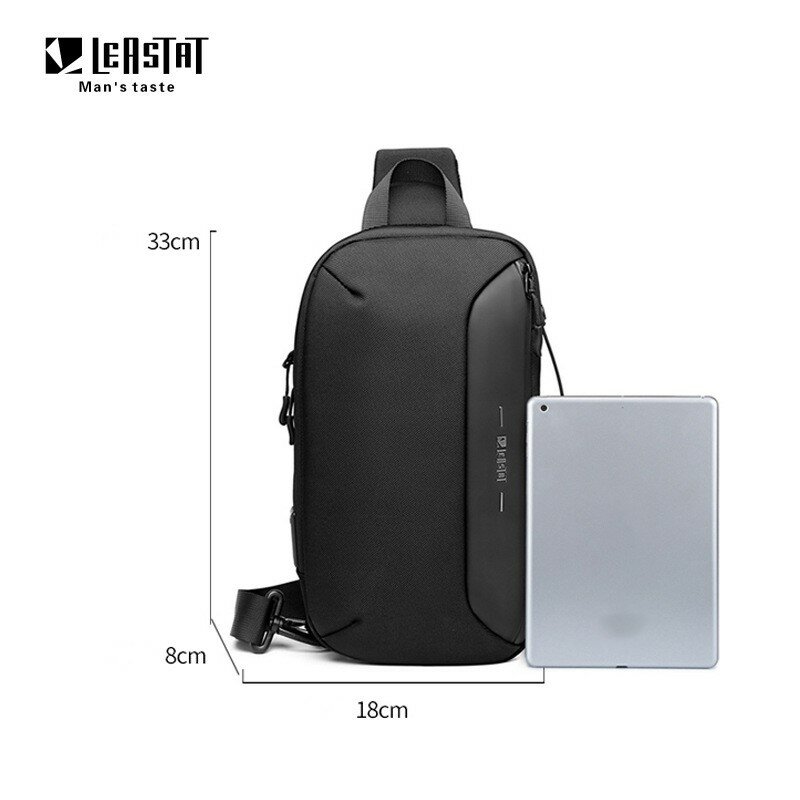 Многофункциональная сумка через плечо с защитой от кражи для мужчин и женщин, водонепроницаемый дорожный мессенджер с USB-разъемом, нагрудная Сумка-слинг через плечо